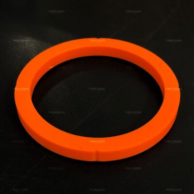 ORANGE SILICONE FILTER HOLDER GASKET 64.7 X 52.5 X 6.4 MM.