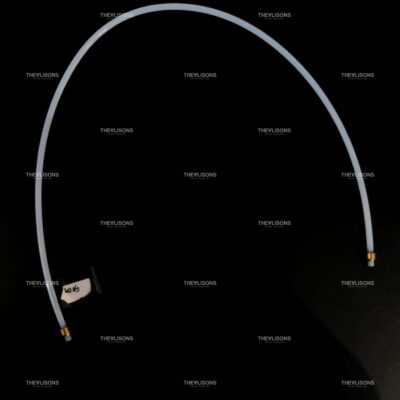STAINLRSS STEEL BRAIDED HOSE WITH BRASS NUT 50 CM.